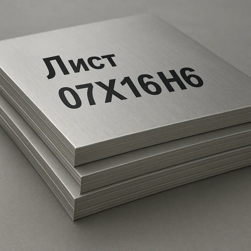 Лист 07Х16Н6 фото нержавіючий пружний прокат UKRSTEELINVEST